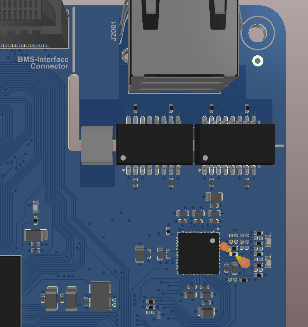 Pull-up resistors for the PHY